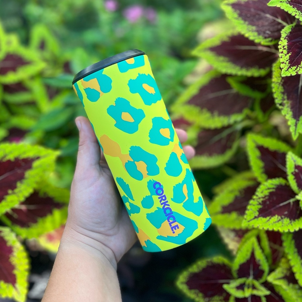 Corkcicle Party Animal Can Cooler - Green and Blue